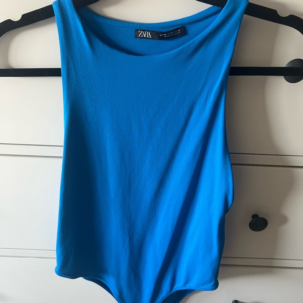 Blue Zara Bodysuit